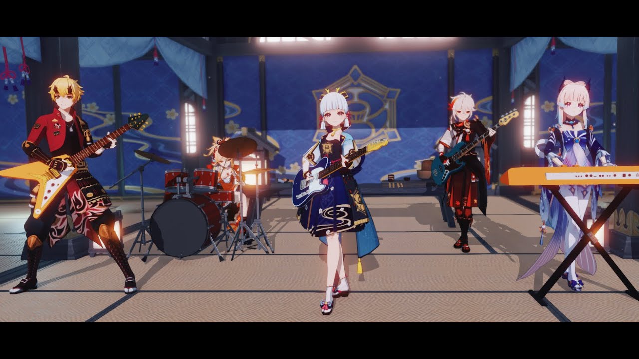 【Genshin Impact x MMD】 Stage of Sekai - Ayaka & Thoma & Yoimiya & Kazuha & Kokomi