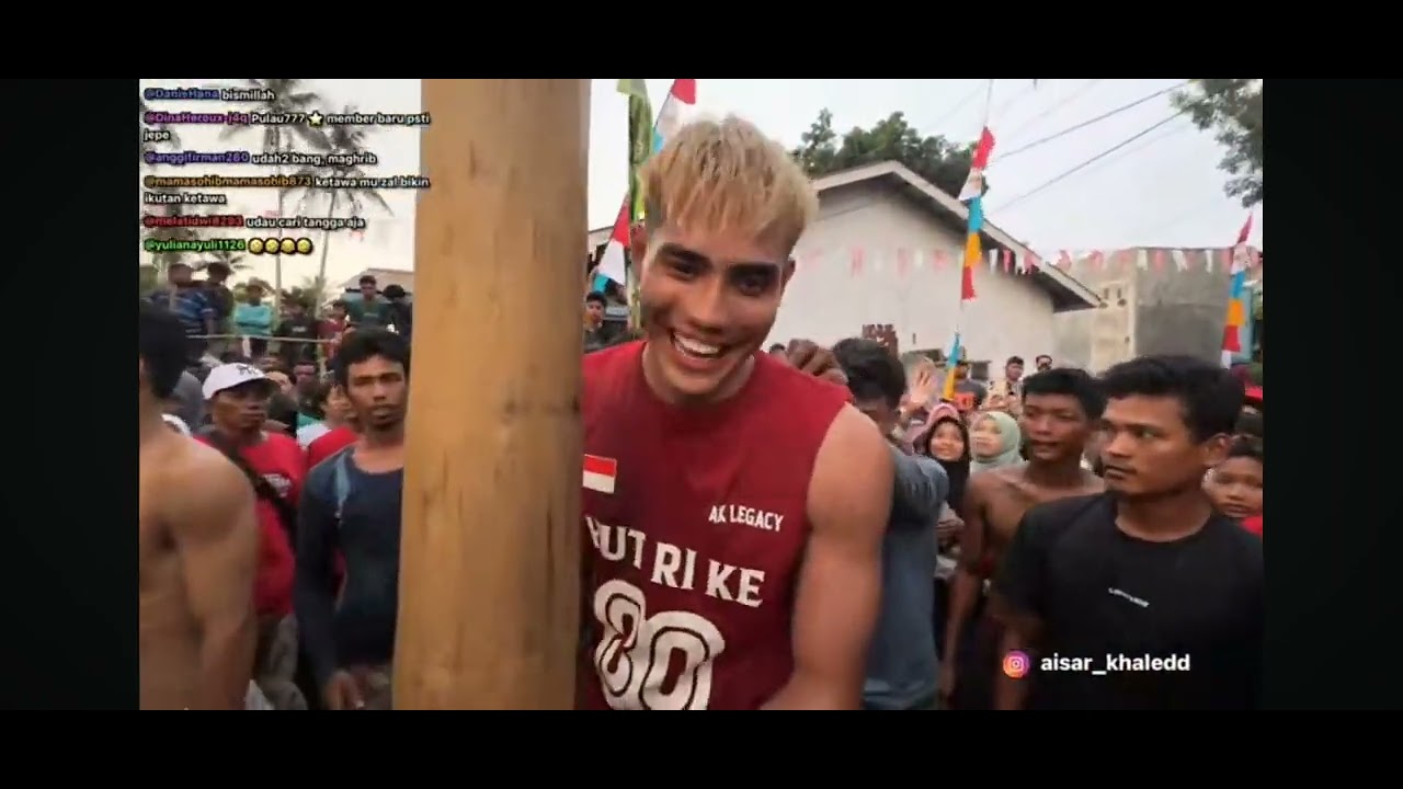 HARI KEMERDEKAAN YG K80,AISAR PANJAT PINANG,,