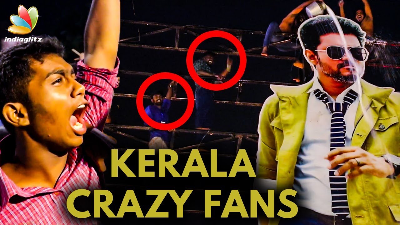 Kerala Fans go Crazy : Milk Abhishekam For Vijay Cutout | Public Review and Reactions
