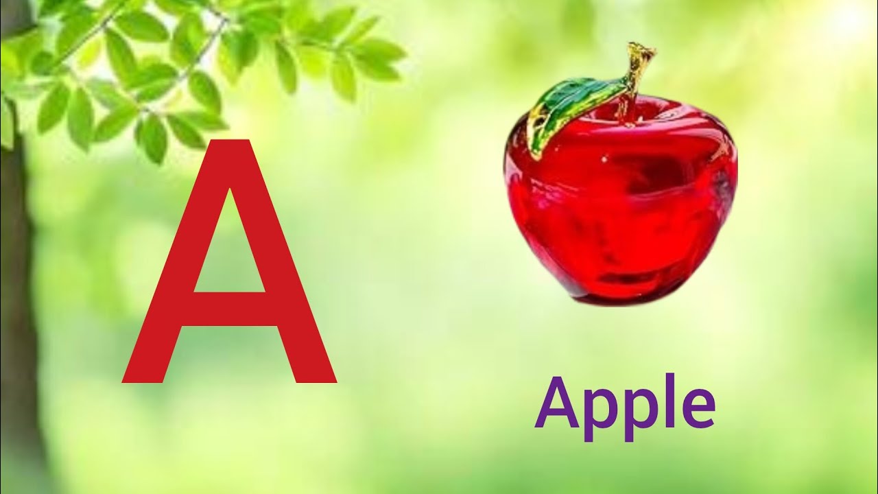English Alphabetic phonic sounds ### A for apple # names and pictures