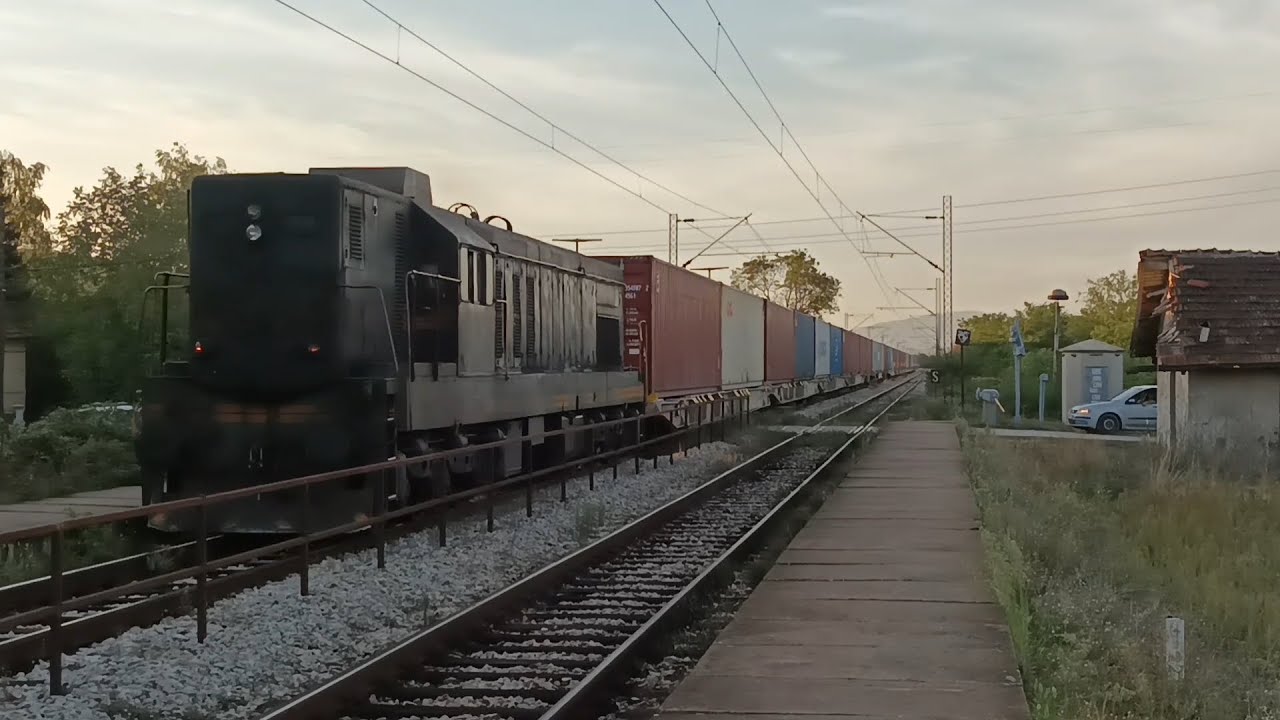 ŽS 661-138 ON COSCO CONTAINERS GOING AS TRAIN NUMBER 40875 WHILE PASSING Tešica | 05.09.2025.
