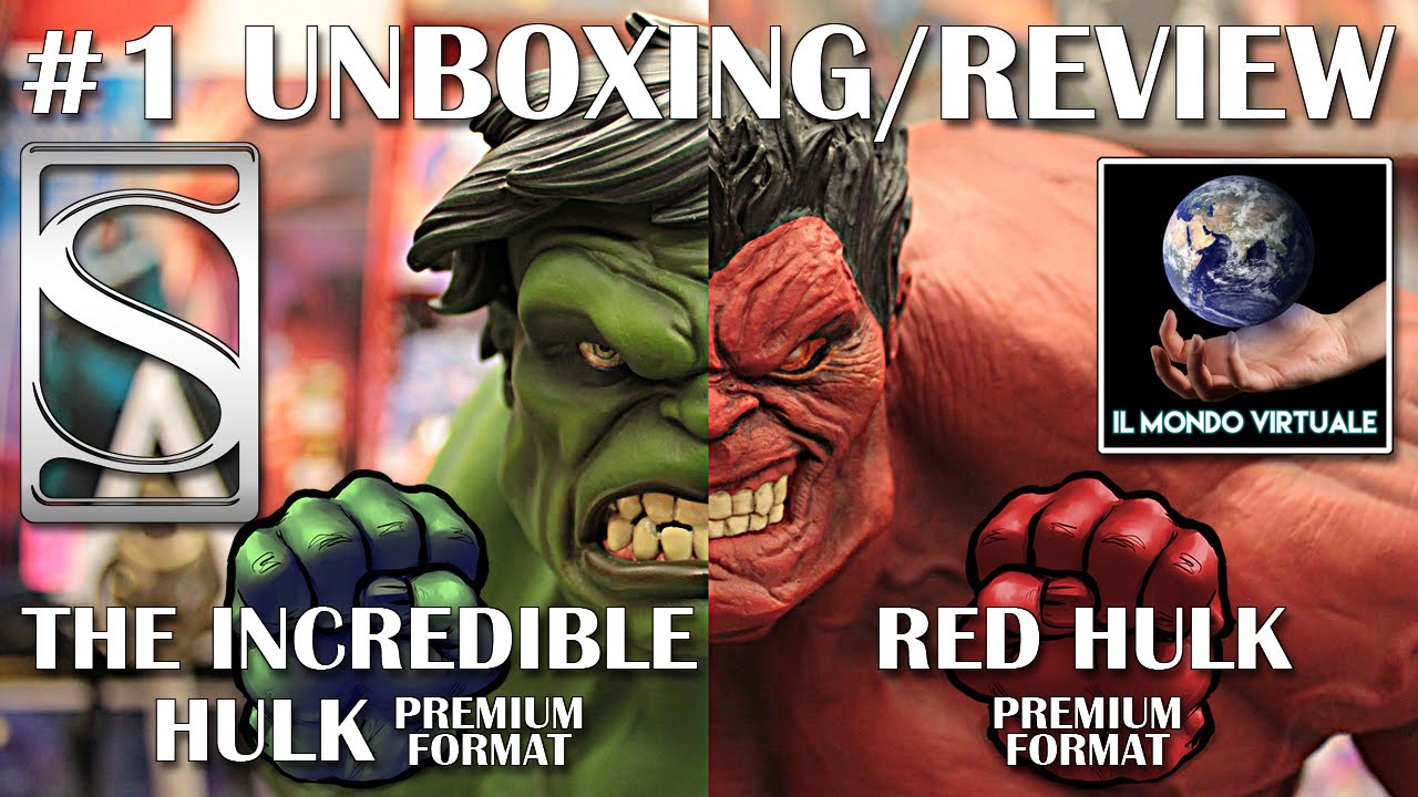 (SUB ENG) UNBOXING REVIEW The Incredible Hulk & Red Hulk Premium Format Sideshow - Il Mondo Virtuale