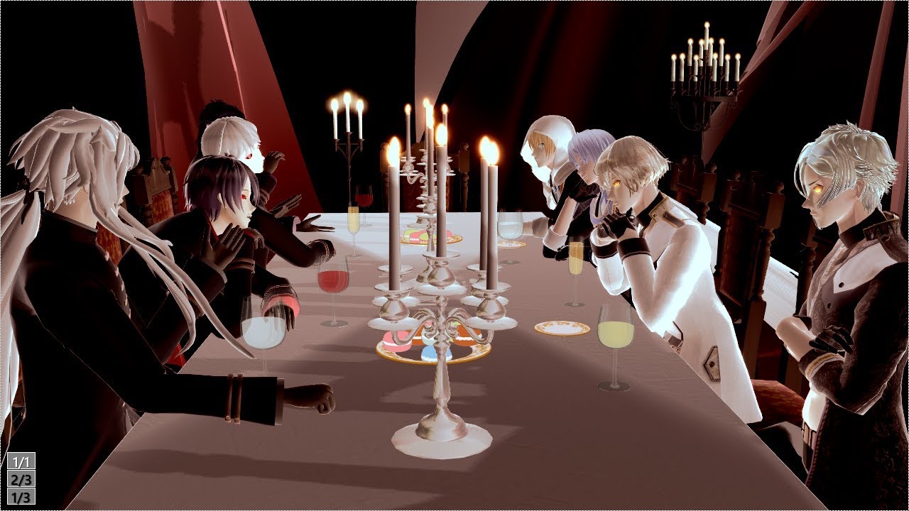 【MMD刀剣乱舞】マカロン【三条太刀/伊達太刀/源氏兄弟/山姥切二振り】