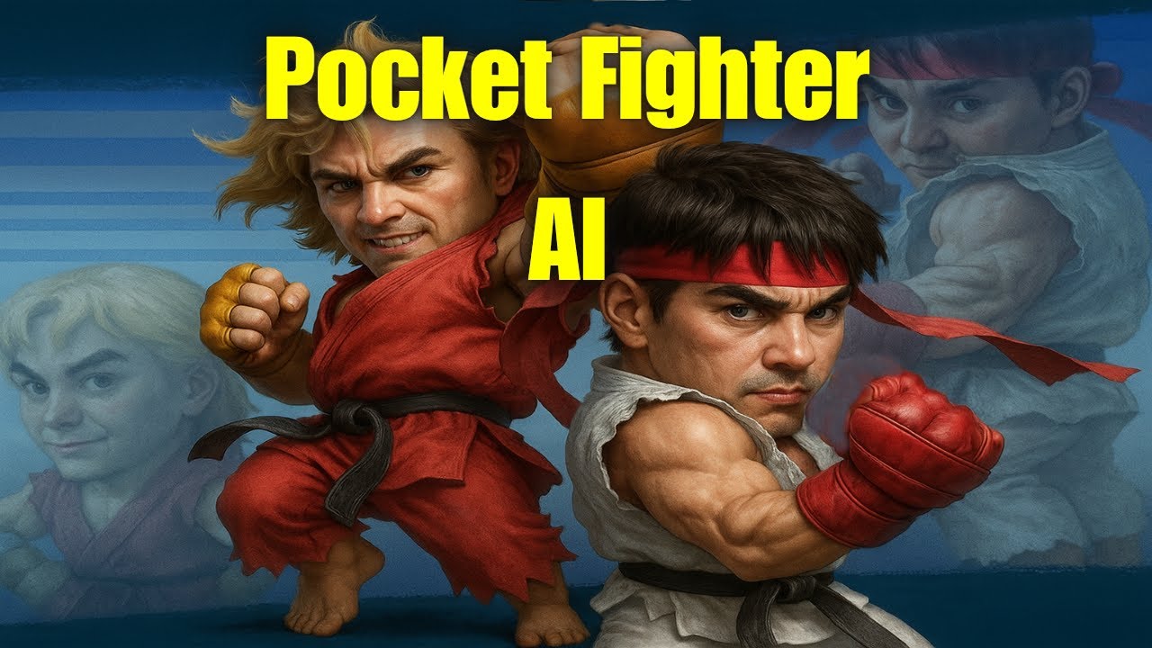 Pocket Fighter/Super Gem Fighter Mini Mix- A Realistic AI Reimagination in Motion