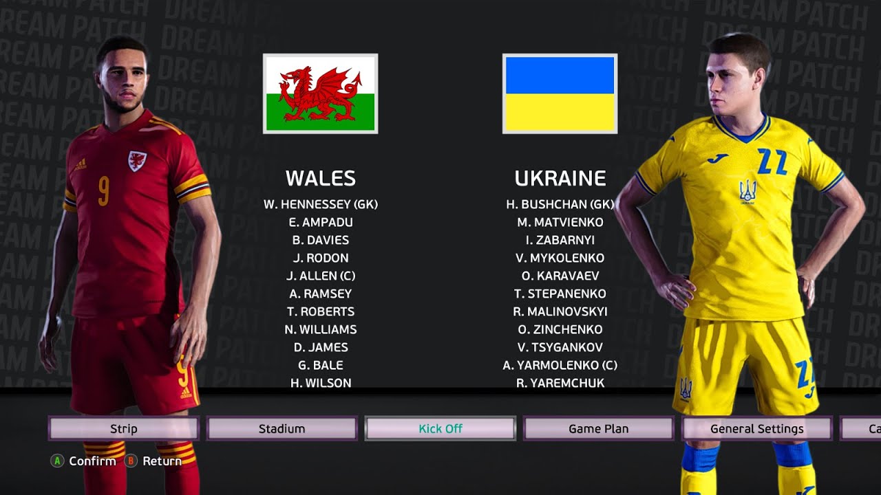 WALES VS UKRAINE / УЕЛЬС - УКРАЇНА | FIFA World Cup Play-Off Final Match Qatar 2022 | PES 2021