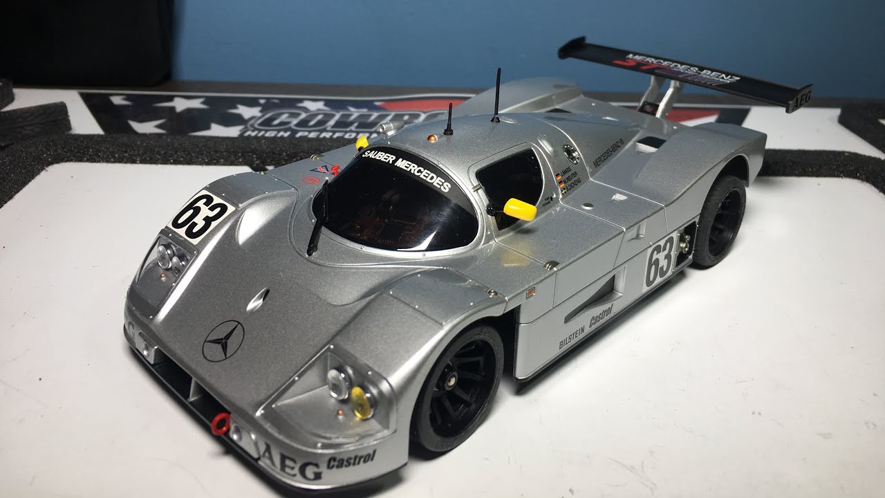 Kyosho Mini-z Sauber Mercedes C9 Autoscale - LM Motor Mount Install