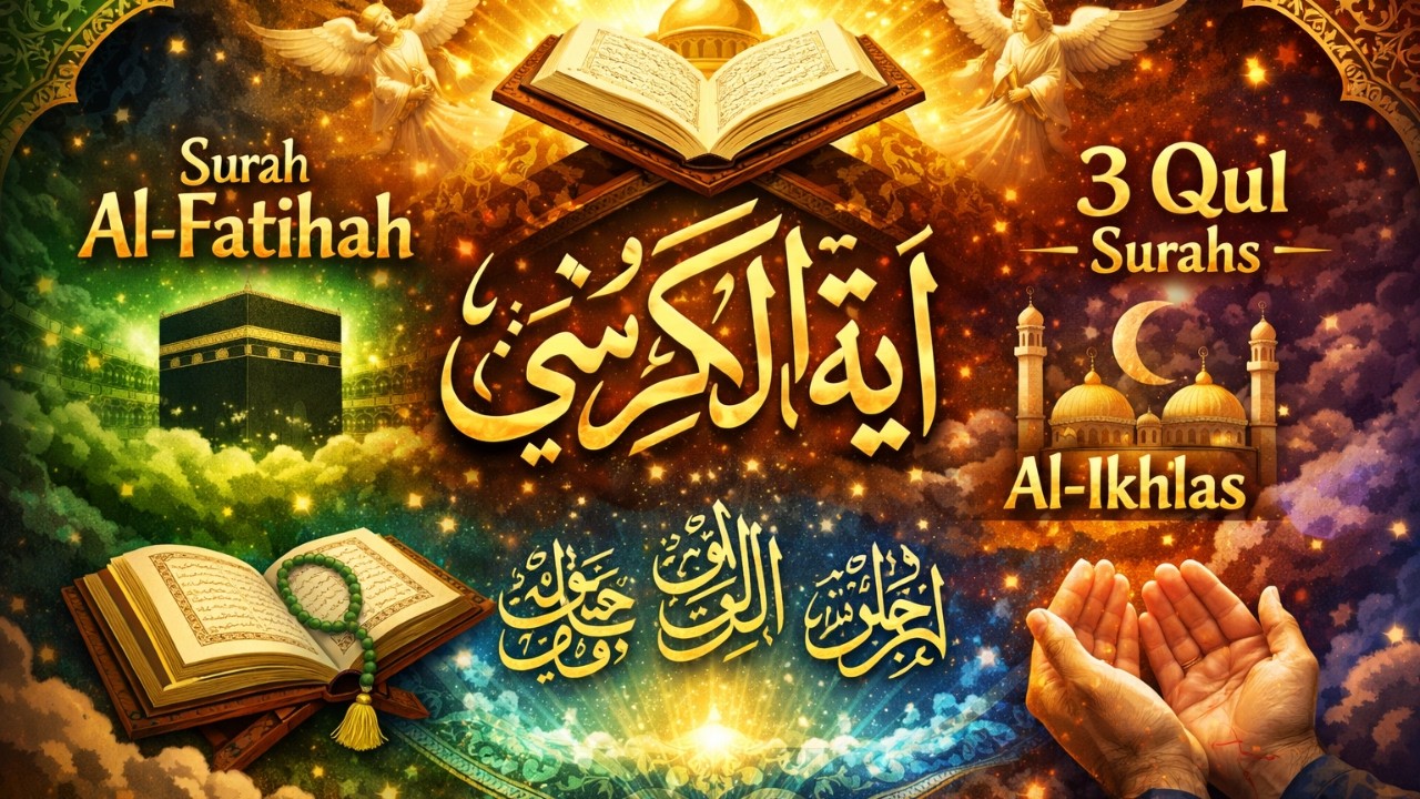 MUROTTAL PAGI PENARIK REZEKI 🌅 Ayat Kursi, Al-Fatihah & 3 Qul | Pintu Berkah Hari Ini |#BisikanWahyu