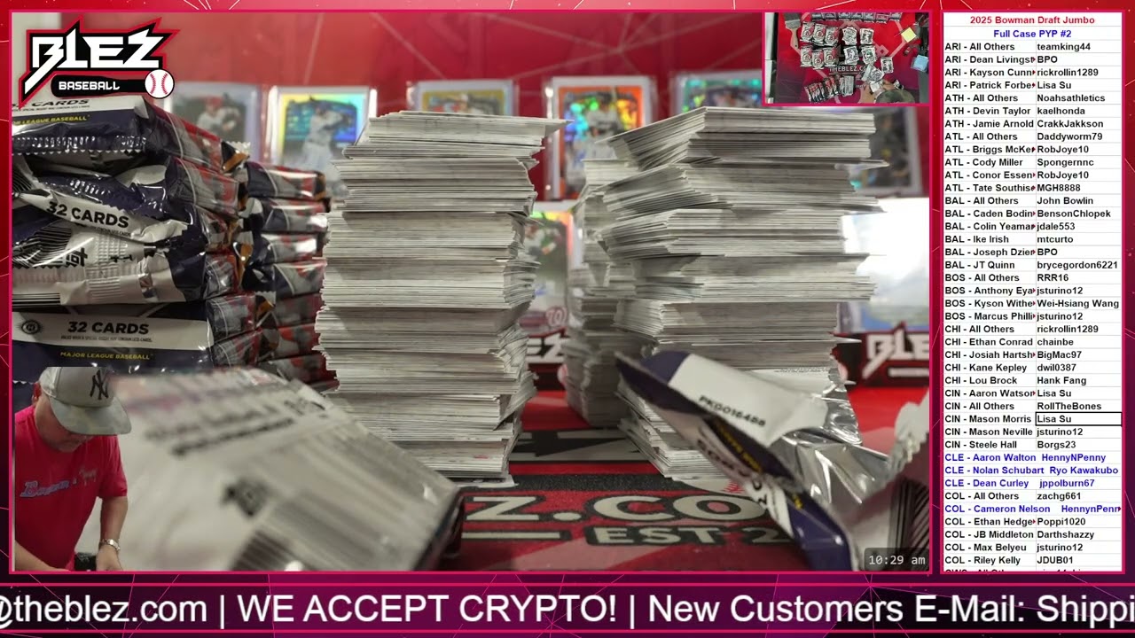 2025 Bowman Draft Jumbo Full Case PYP #2