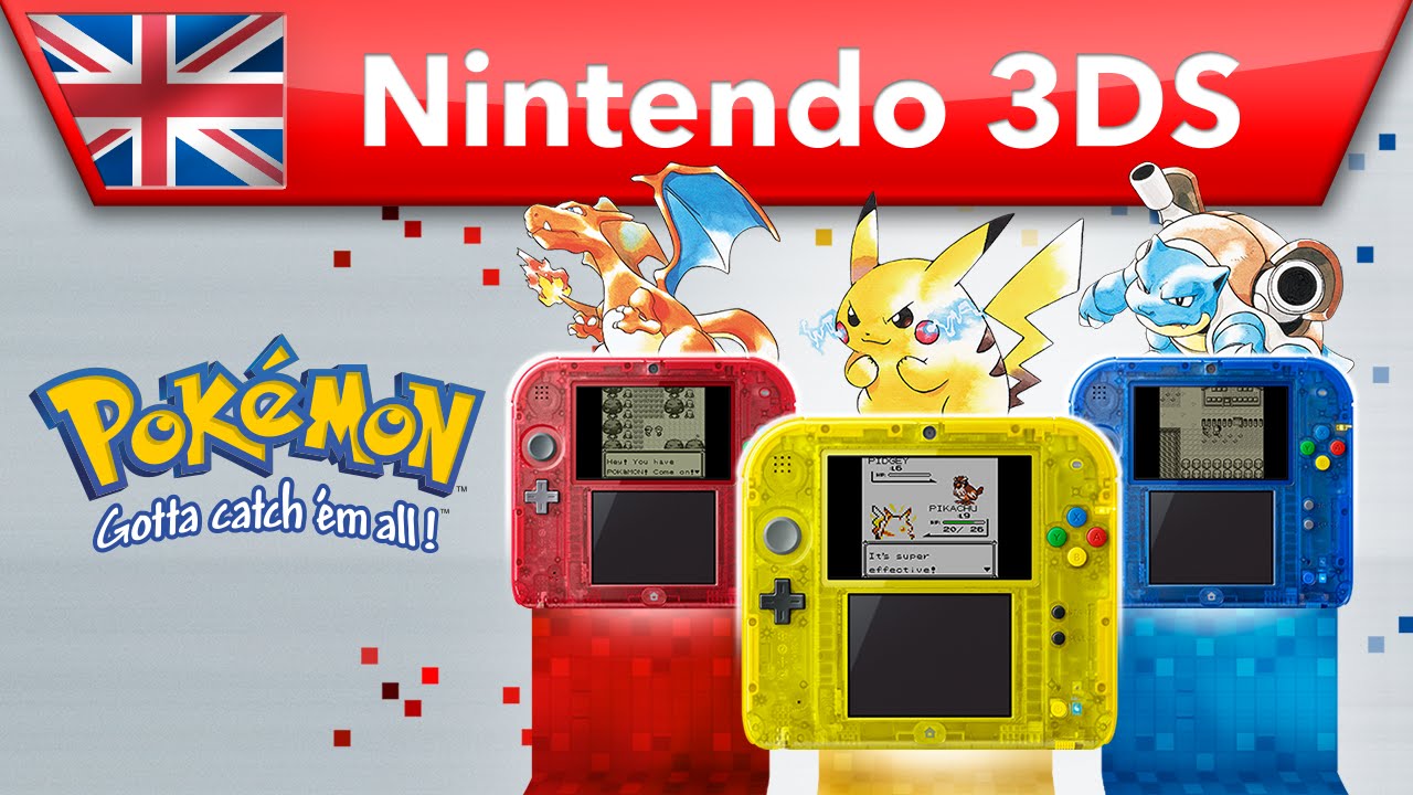 Pokémon Red Version, Blue Version & Yellow Version - Trailer (Nintendo 3DS)