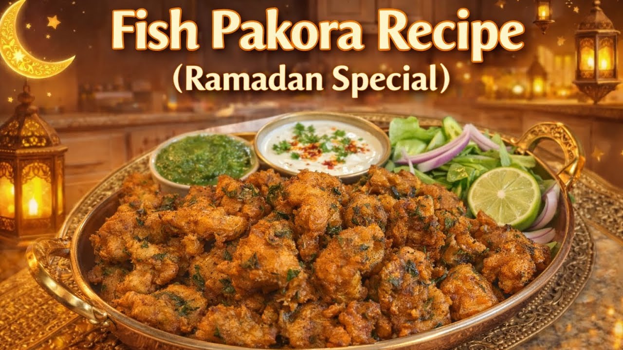 Fish 🐟 Pakora Recipe || Ramadan Special Crispy Fish Bites 