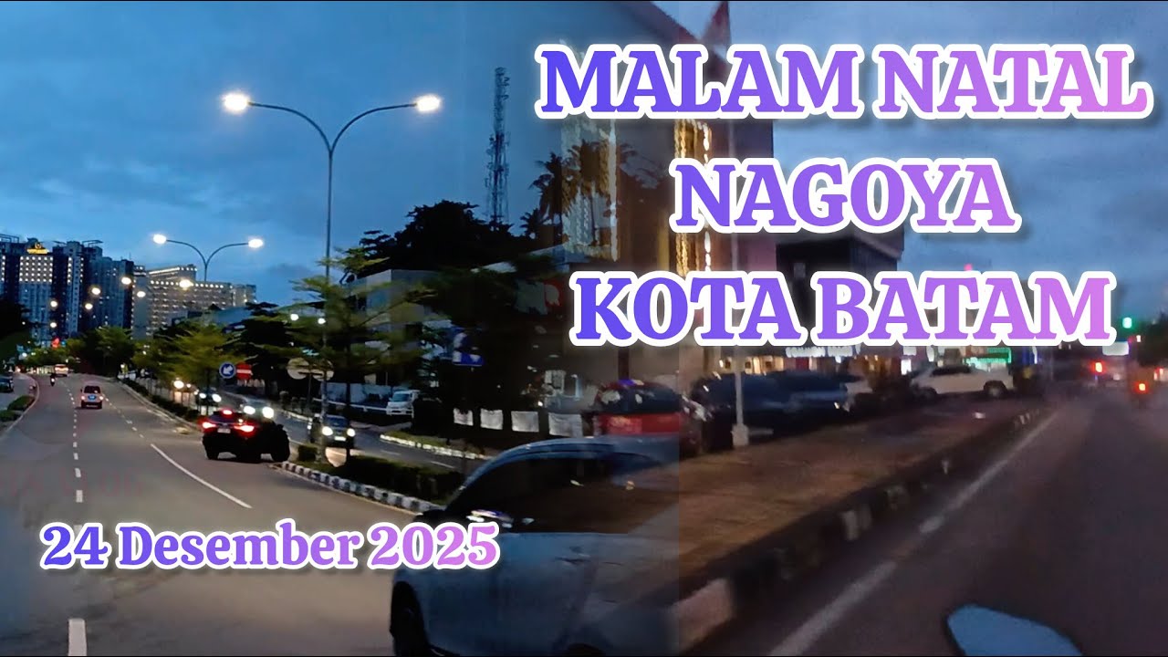 Suasana Malam Natal Nagoya Kota Batam 2025 @Rwinlusie8491 #dailyvlog #kotabatam #myvlog
