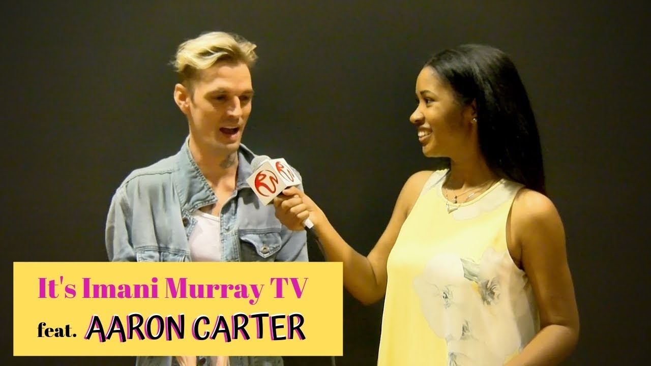 Aaron Carter Tells Us What Makes Him Happy, His New Hobby + MORE | It's Imani Murray TV