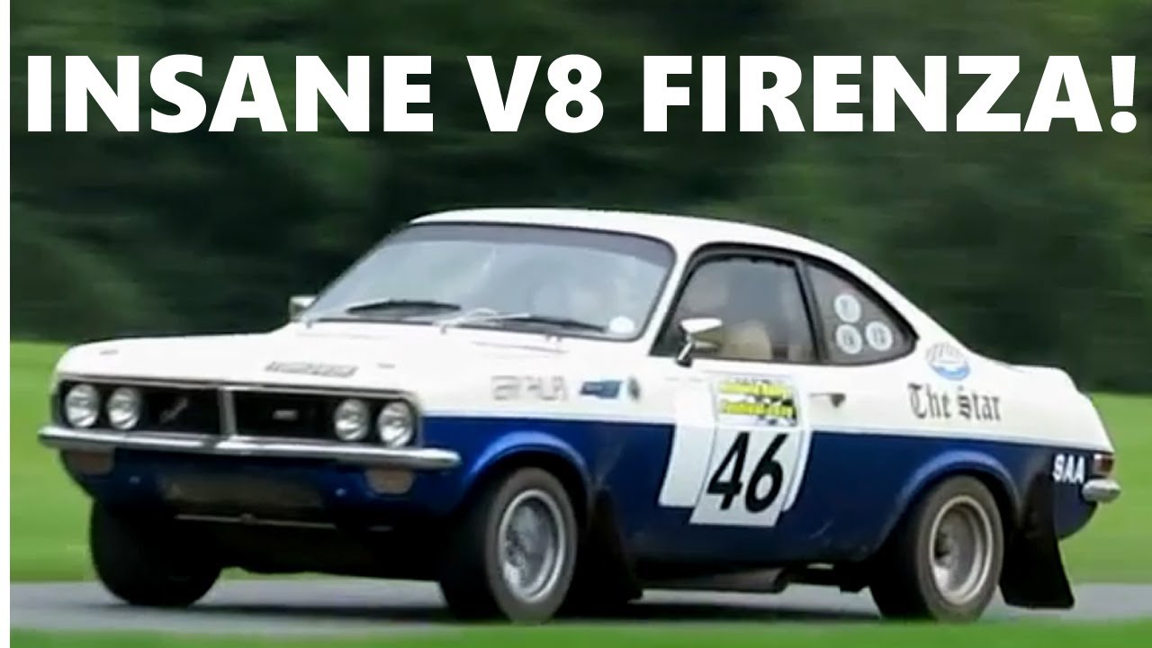 INSANELY LOUD V8 Vauxhall Firenza at the Weston Park Historic Rally Festival!