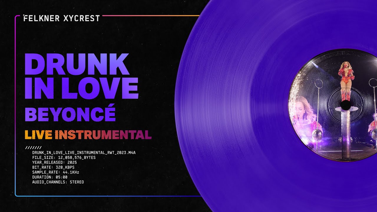 Beyoncé - Drunk In Love Renaissance World Tour Live Instrumental Remake