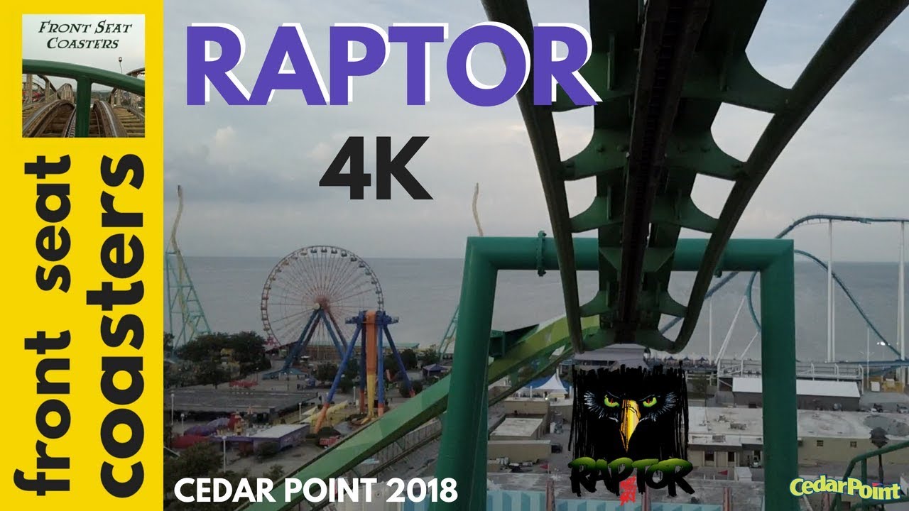 Raptor 4K POV Cedar Point 2018 Roller Coaster Front Seat On-Ride