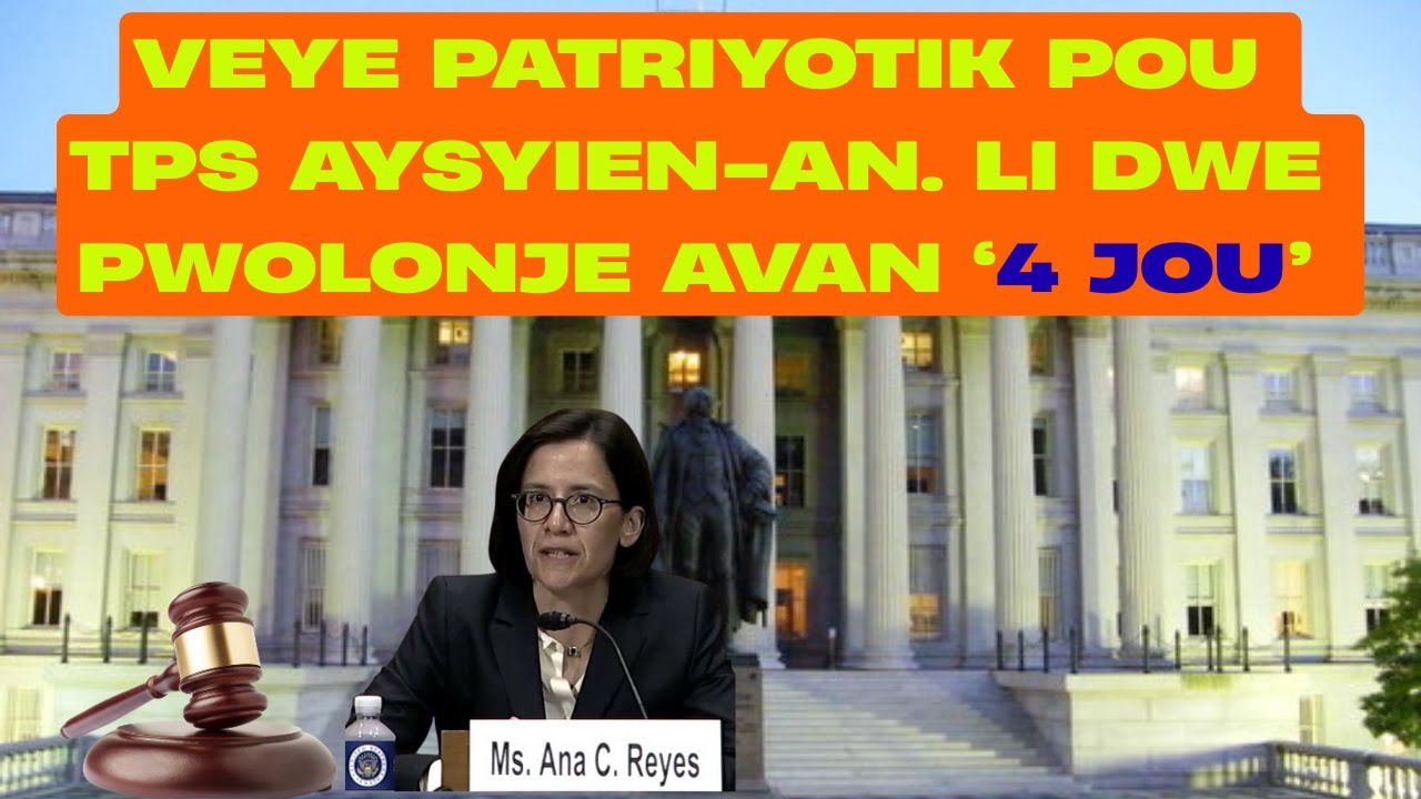 Anmwey! Pou TPS La, Jij La Di Avoca Imigrasyon-an: 