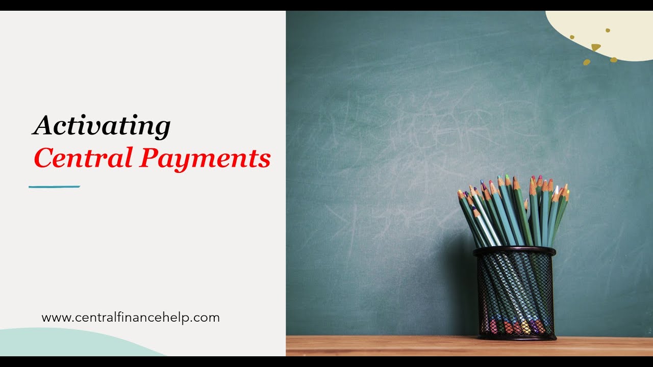 How to Activated Central Payments in SAP S4HANA CFIN