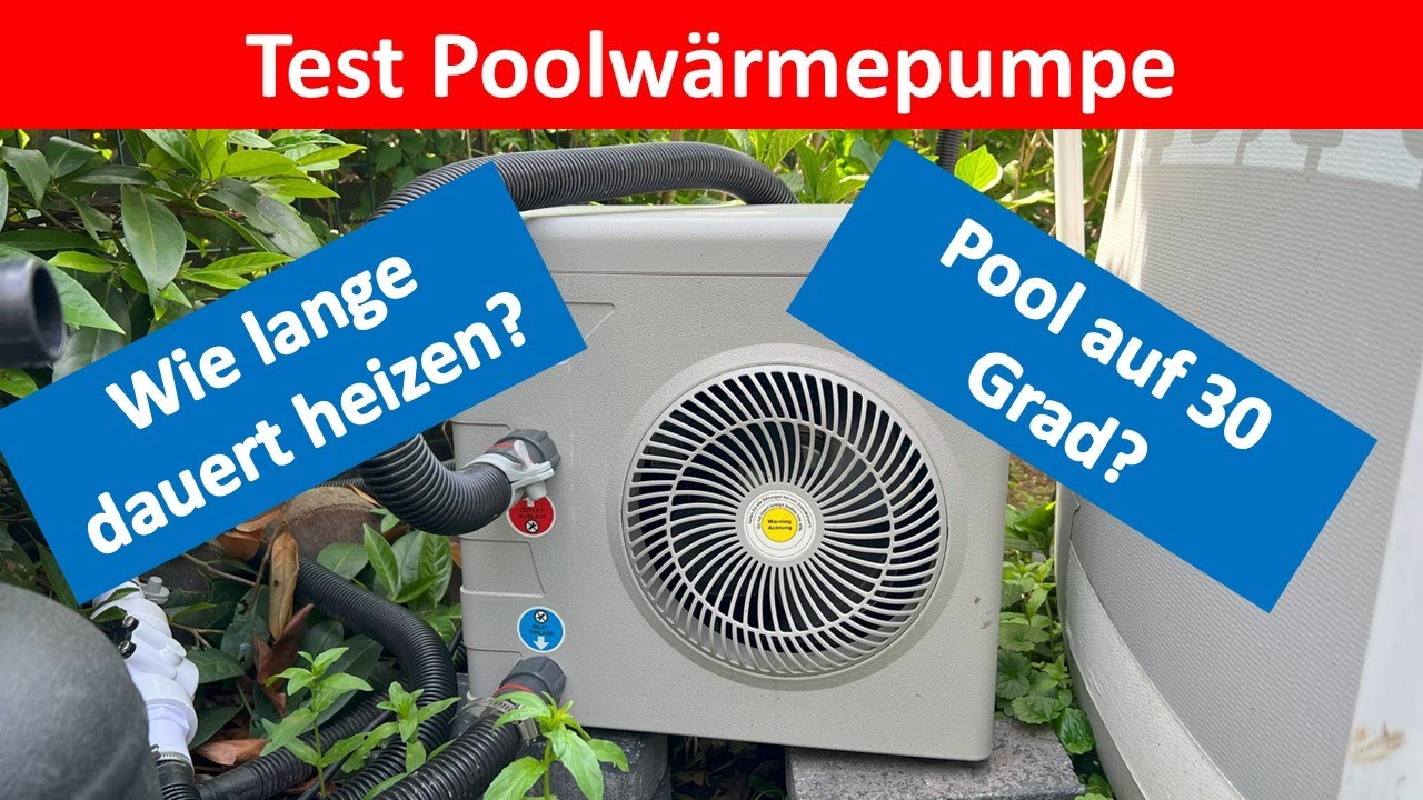 Test - Pool auf 30 °C: So lange dauert das Aufheizen mit Wärmepumpe wirklich