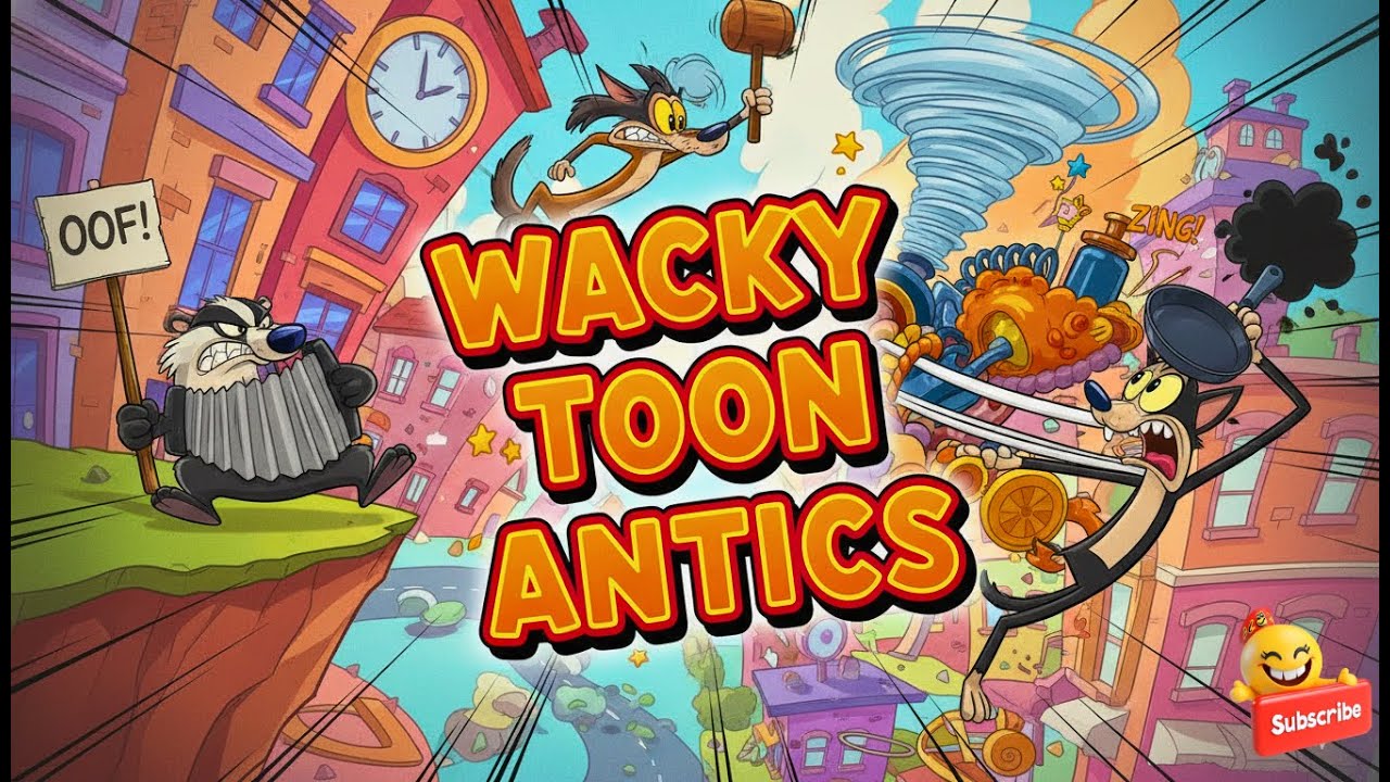 Wacky Toon Antics – Animated Quirky Background Music | Slapstick, Cartoon & Wacky Comedy Track