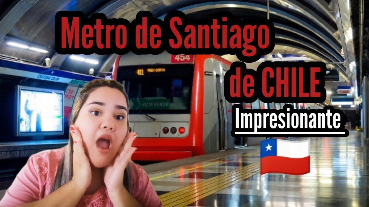 Cubana 🇨🇺Reacciona al Metro de Santiago 🇨🇱. Impresionante 😱