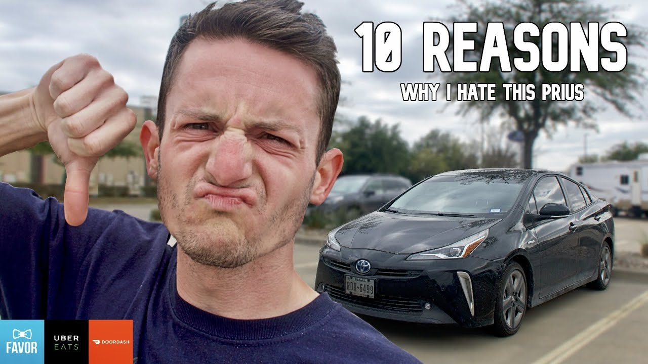 10 Reasons Why I HATE My 2022 Toyota Prius | Working Uber Eats, DoorDash, & Favor Delivery