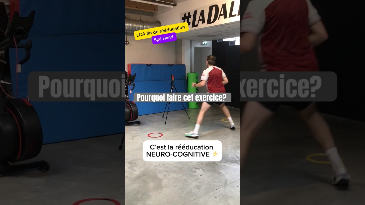 Comment faire un Exercice cognitif pour le genou : changements de direction + prise de décision 