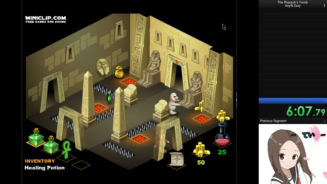 The Pharaoh's Tomb - Any% Speedrun (Easy Difficulty) [10:50.16] (Old)
