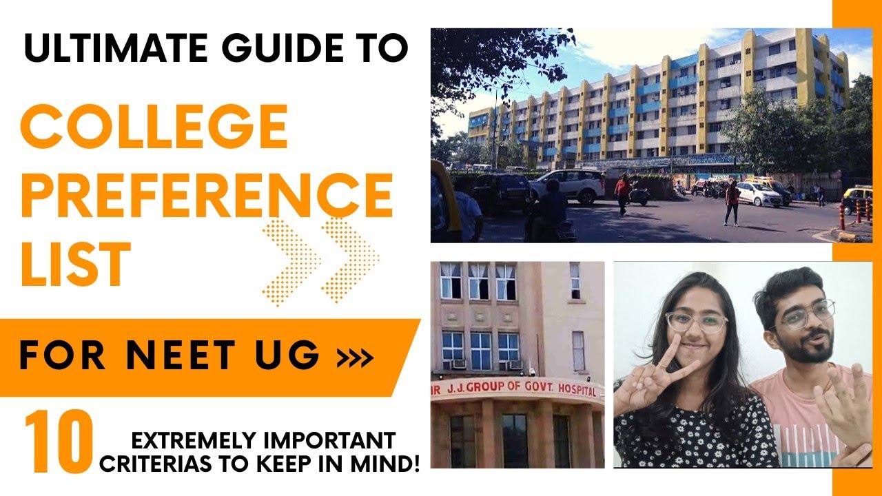 Ultimate guide to fill NEET UG College Preference list || M.B.B.S || Revealing our list!