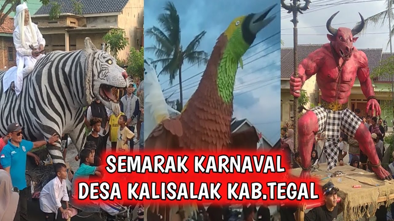 KARNAVAL HUT RI KE -80 DESA KALISALAK KECAMATAN MARGASARI TEGAL