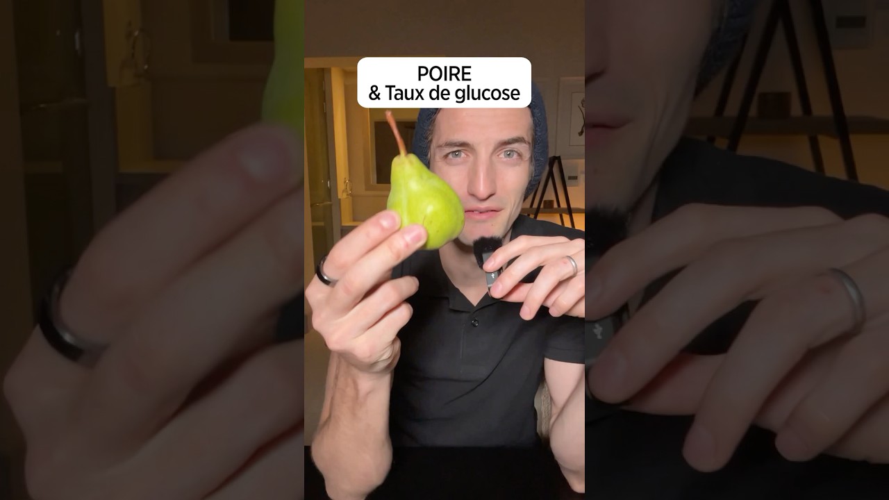 Voyons comment une poire affecte mes niveaux de glucose