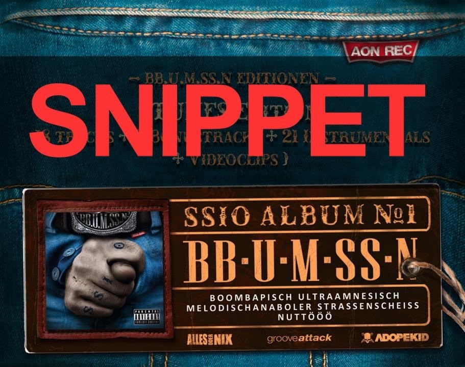 SSIO - BB.U.M.SS.N (SNIPPET) ► V&Ouml;: 13.09.2013