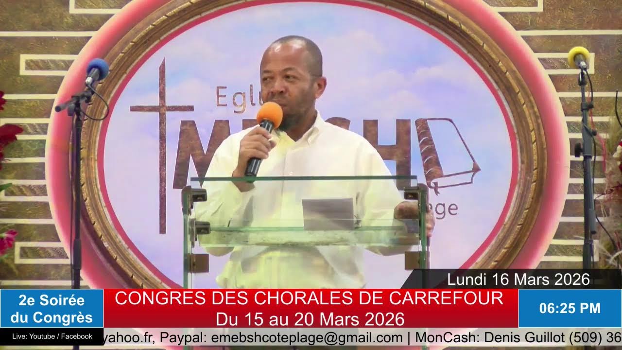 Congrès des Chorales | Eglise MEBSH De Cote-plage | 16-03-26