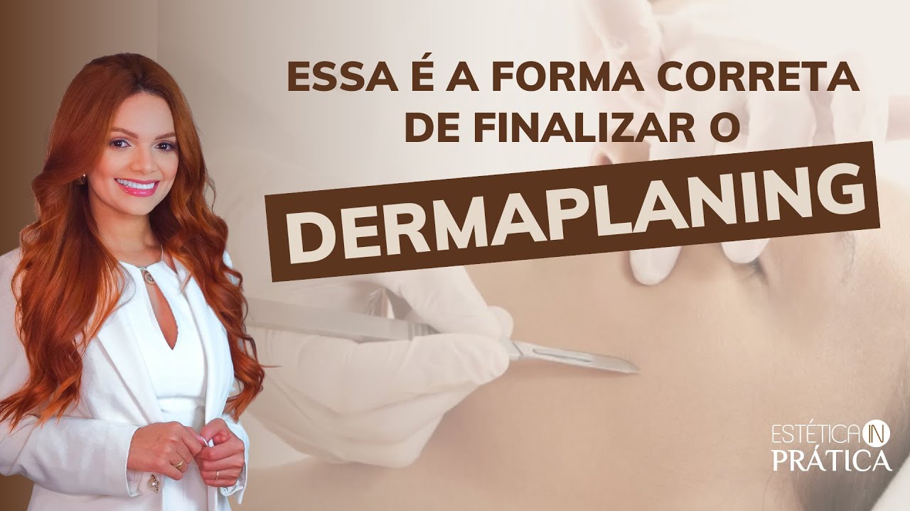 Máscara para finalizar o DERMAPLANING - Com essa máscara você nunca mais errará na finalização.