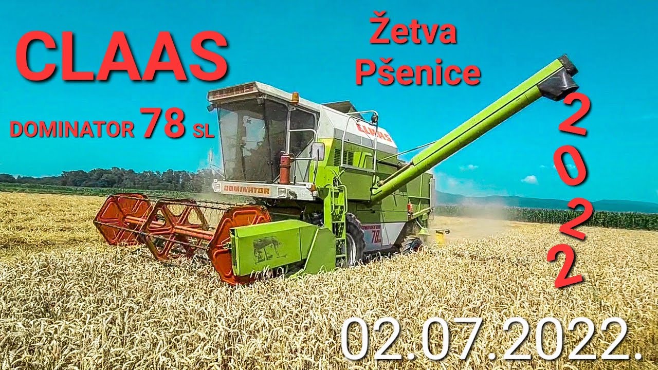 Zetva Psenice 02.07.2022. CLAAS DOMINATOR 78 SL | Harvest 2022