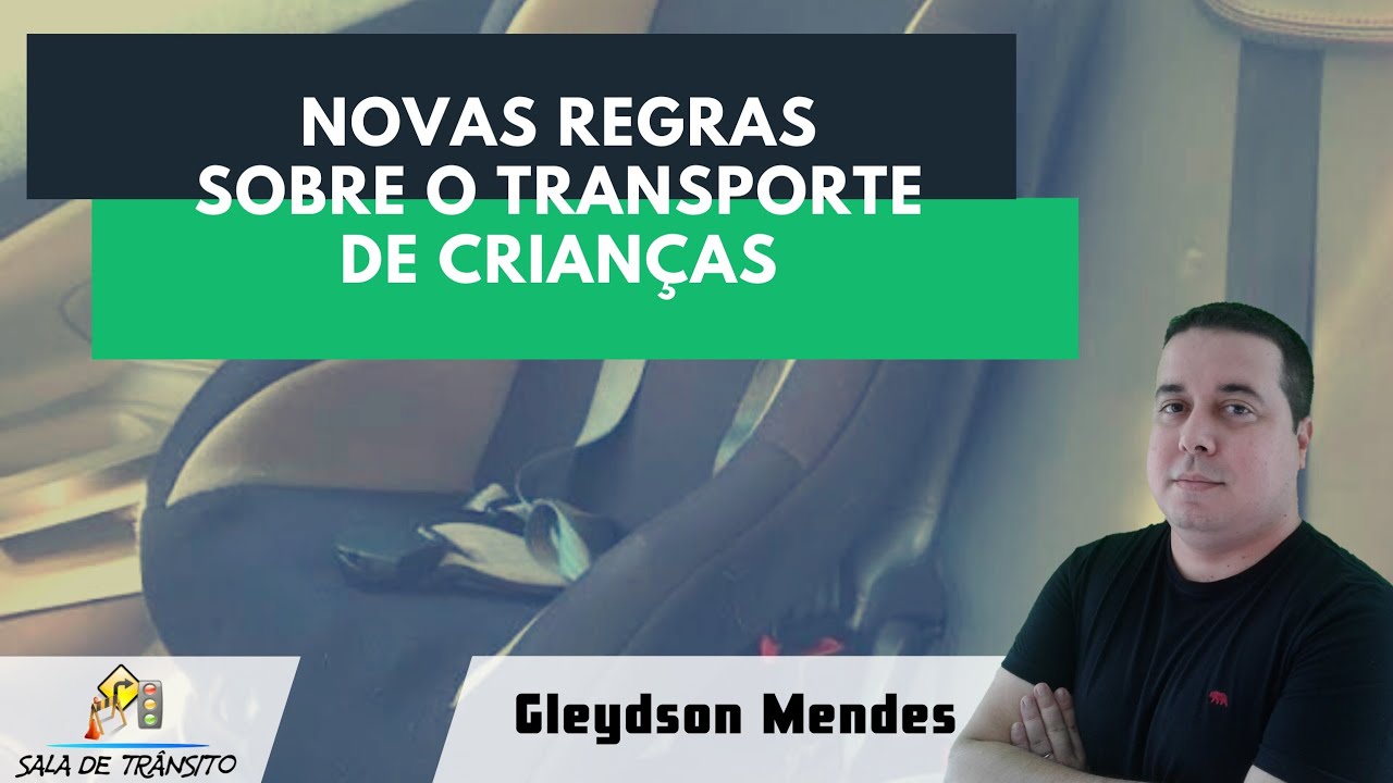 Novas regras sobre o transporte de crianças
