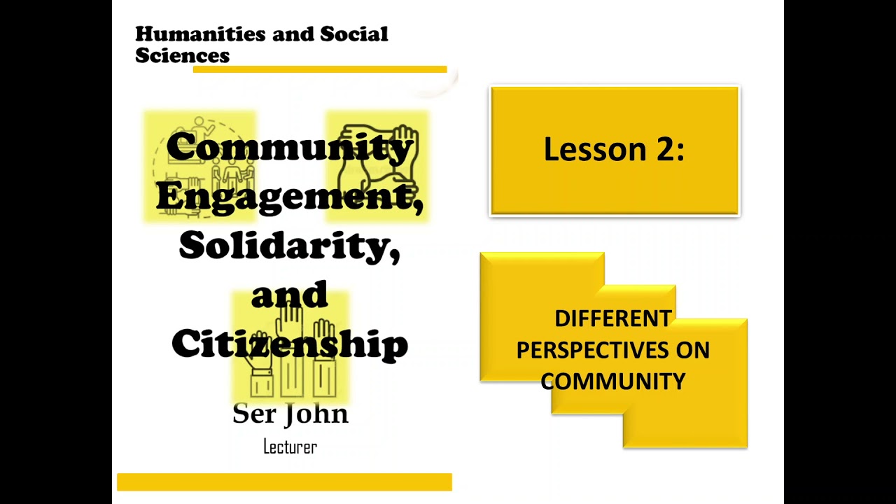 CESC Lesson 2 Different Perspectives of the Community