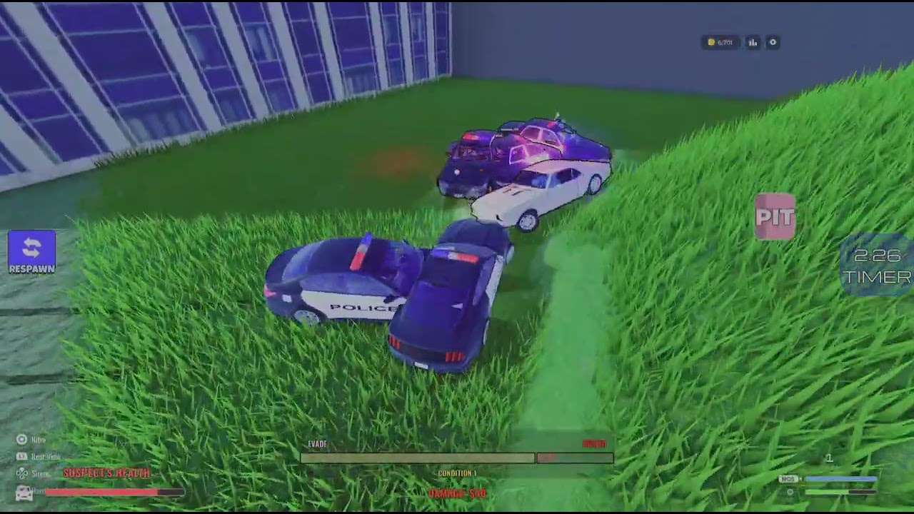 Racers vs police AI