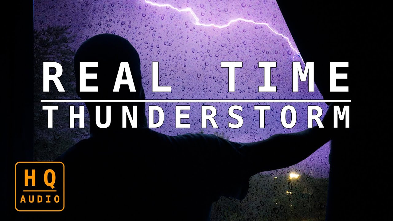 THUNDERSTORM SOUNDS and LIGHTNING | Turku, Finland | 29.6.2024