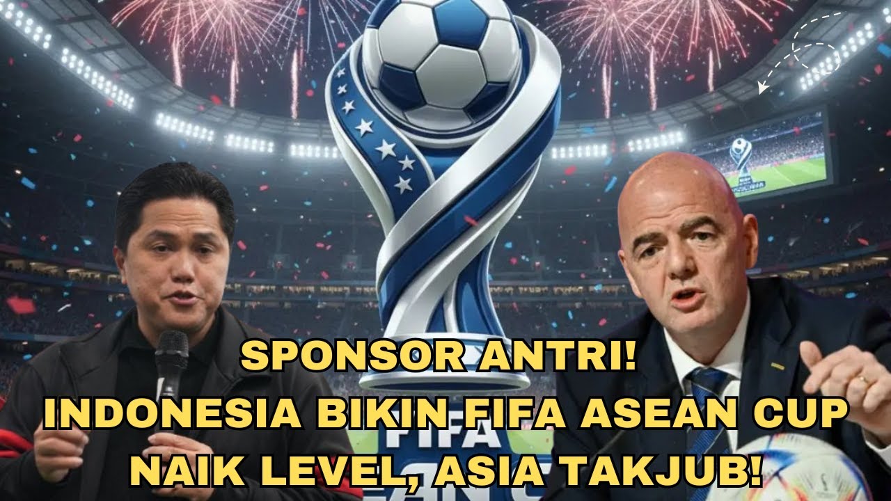 GARA GARA INDONESIA! FIFA ASEAN CUP JADI TURNAMEN TERMAHAL DI ASIA, SPONSOR BEREBUT MASUK!