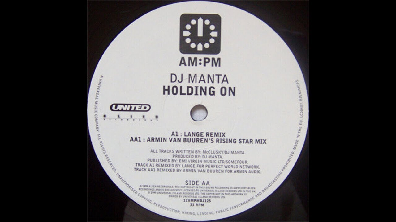 DJ Manta - Holding On (Armin van Buuren's Rising Star Mix) [1999]