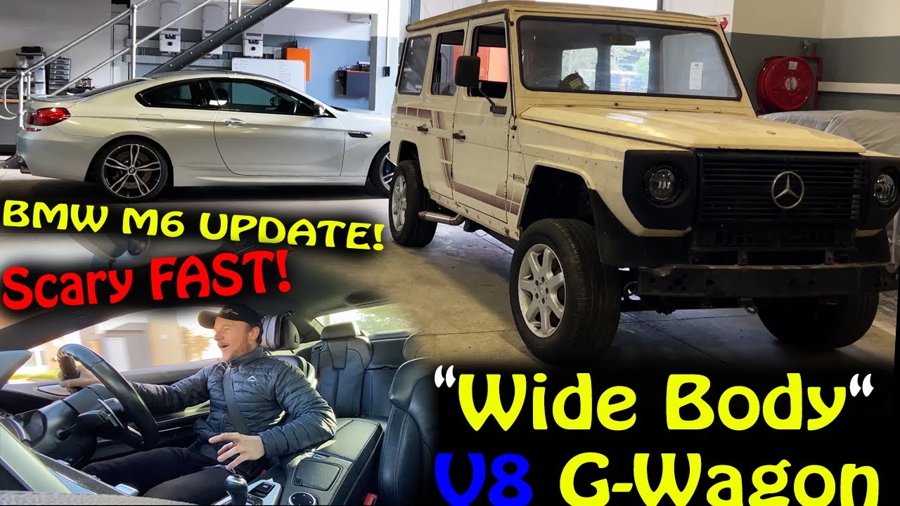 I Built WIDE-BODY Fender Flares For The V8 BODY SWAPPED G-Wagon | BMW M6 UPDATE & TEST DRIVE!!!