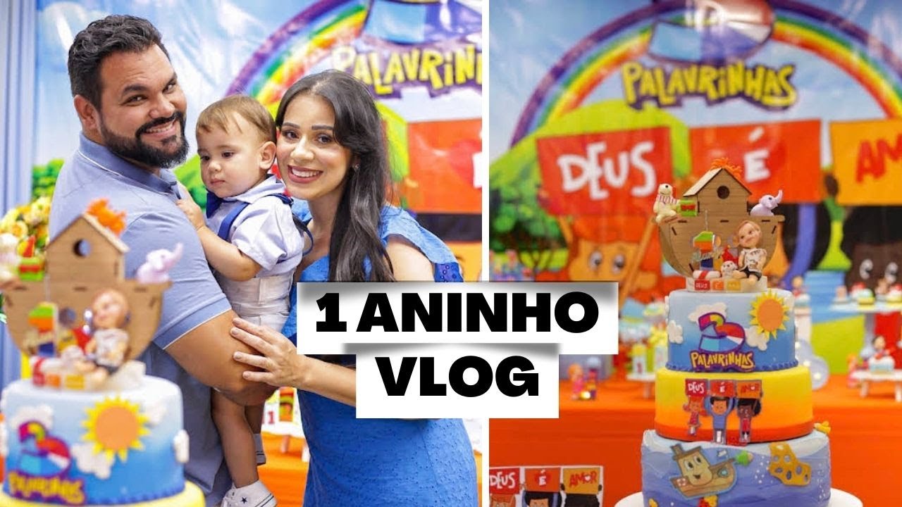 VLOG : FESTA DE 1 ANINHO DO ALAN JR | PREPARATIVOS, MAKE DO DIA ...