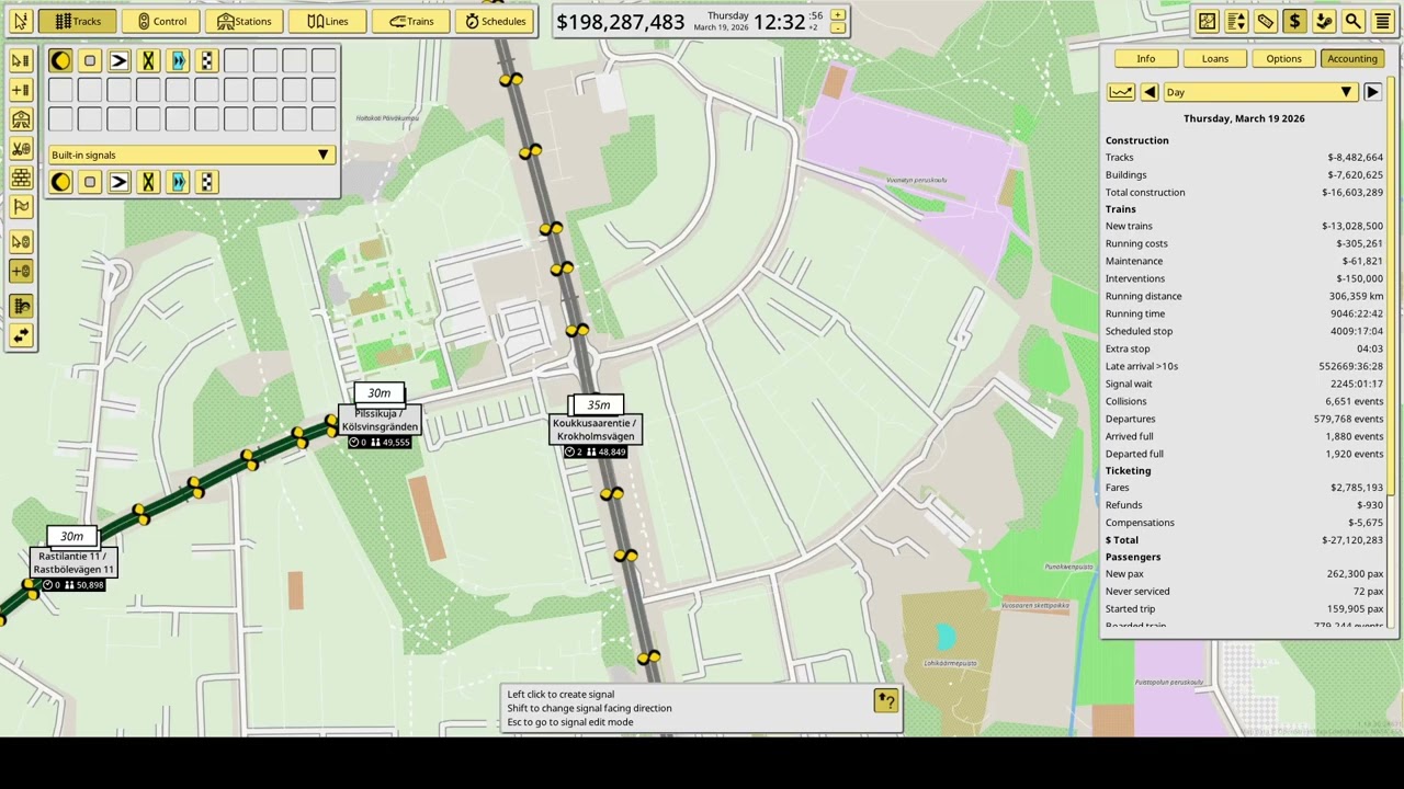 NIMBY Rails - Creating HSL Line 813