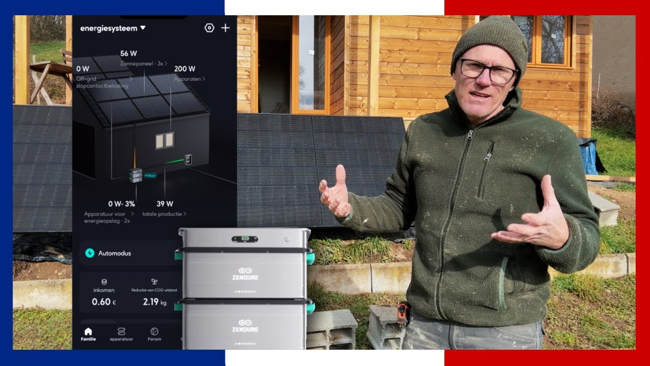 Tiny House gaat off the grid met Zendure SolarFlow 2400 AC, SolarFlow 800 + zonnepanelen