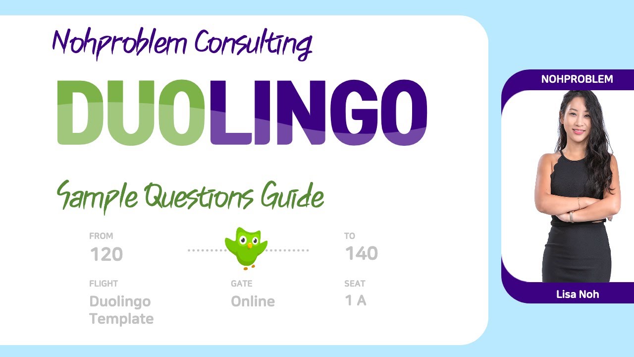 Duolingo 120~140 Real Test Sample Question Guideline