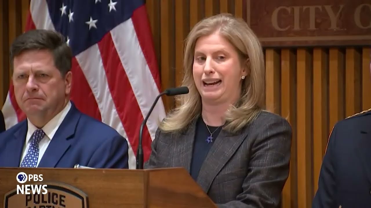 WATCH: New York authorities hold briefing on suspects charged over explosives thrown at protest