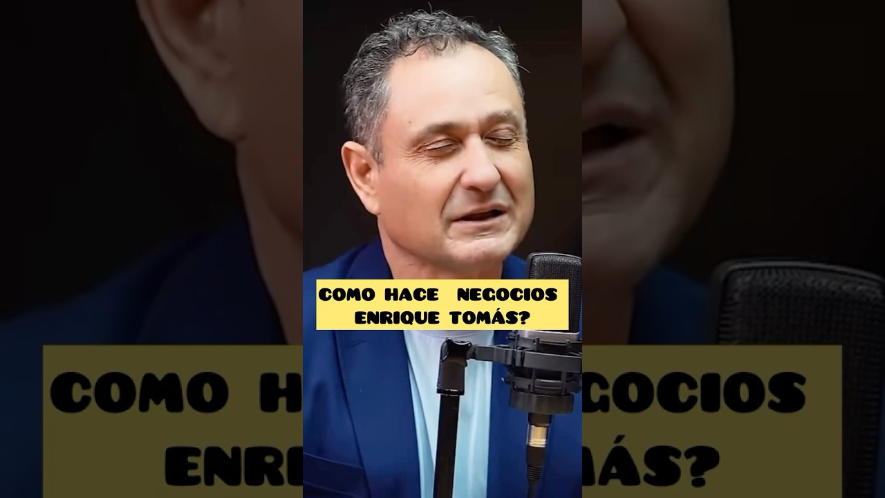 COMO HACE NEGOCIOS ENRIQUE TOM&Aacute;s? #joseelias #podcast #inversion #entrevista