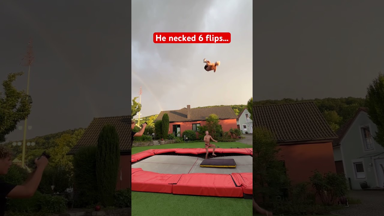 SEXTUPLE Backflip Fail&hellip;
