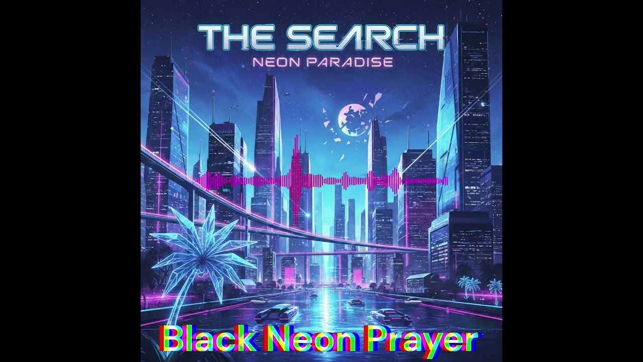 The Search – Black Neon Prayer | Synthwave Rock Song 2026 | Official Music