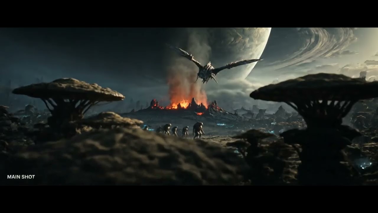 Dark Alien Planet &ndash; Cinematic AI Video (4K)